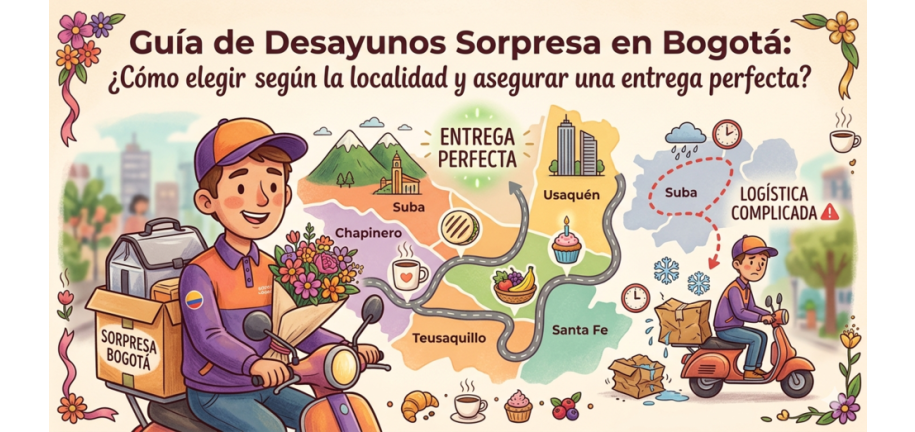 Guía de Desayunos Sorpresa en Bogotá: ¿Cómo elegir según la localidad y asegurar una entrega perfecta?