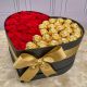 Caja de rosas y Chocolates - Hermoso Valentín